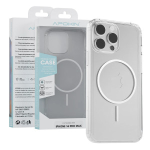 Capa Apokin transparente MagSafe Basic para iPhone 16 Pro Max