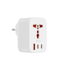 Adaptador Internacional de Wiwu com carregador UA007