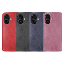 Capa com Porta-cartões para iPhone 17 em Polipele - Rosa