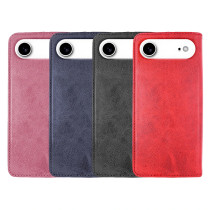 Capa Tapa com Porta-cartões iPhone 17 Air em Polipele - Azul