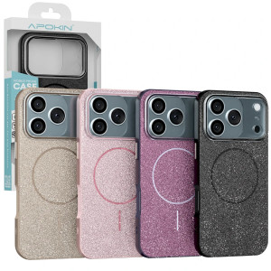 Capa Purpurina Brilho Magsafe de Cores iPhone 17 Pro Max - Lilás