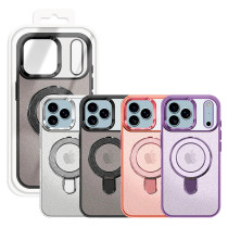 Capa Purpurina Magsafe com Anel Magsafe iPhone 17 Pro Max - Brano