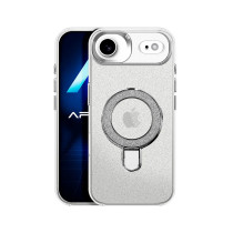 Capa Purpurina Magsafe com Anel Magsafe iPhone 17 Air - Cinzento