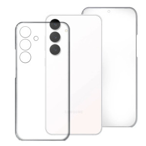 Capa Dupla Samsung Galaxy S25 FE em Silicone Transparente Frente e Verso