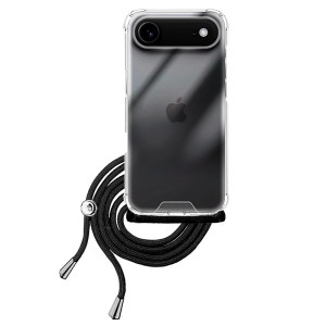 Capa Gel transparente Anti-golpe com Cordão - iPhone 17 Air