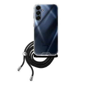 Capa Gel transparente Anti-golpe com Cordão - Samsung A16