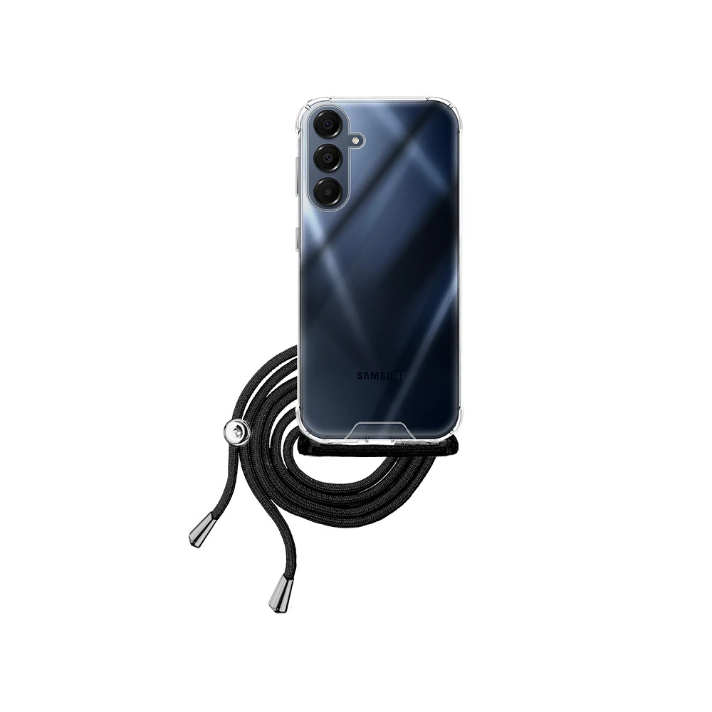 Capa Gel transparente Anti-golpe com Cordão - Samsung A16