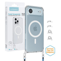 Capa 2em1 ClearStrap Com Magsafe Transparente para iPhone 17 Air