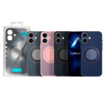 Capa Smoked Com Suporte Giratório para iPhone 17 - Branco