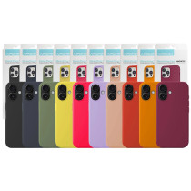 Capa Silicone Liquida Premium Magsafe iPhone 17 disponível em - Vermelho