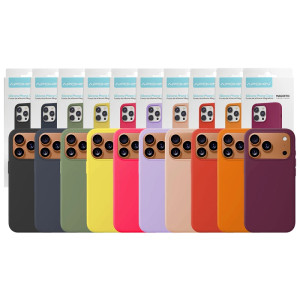 Capa Silicone Premium Magsafe iPhone 17 Pro Max - Bordeaux