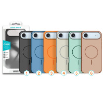 Capa de Silicone Bicolor com Magsafe para iPhone 17 Air
