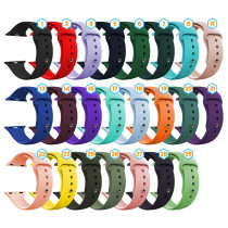 Correia de Silicone Cores Apple Watch 38 / 40 / 41mm - Vermelho