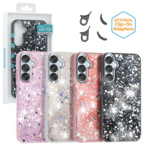 Capa Bling-Bling para Samsung S25 FE - Prateado