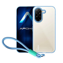 Capa de Silicone com Alça Xiaomi Redmi A5 - Azul