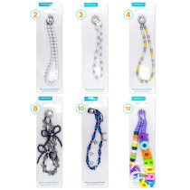 Fio com Adaptador para Pendurar Telemóvel 6 Designs 68028