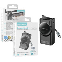 Power Bank com Cabos Integrados de 10000mAh Preto 65195