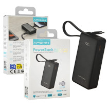 PowerBank 10000 mAh com cabos integrados | Apokin PB-71233
