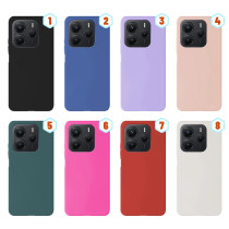 Capa Silicone Liquida Efecto Pele Xiaomi Redmi Note 14 5G disponível - Azul