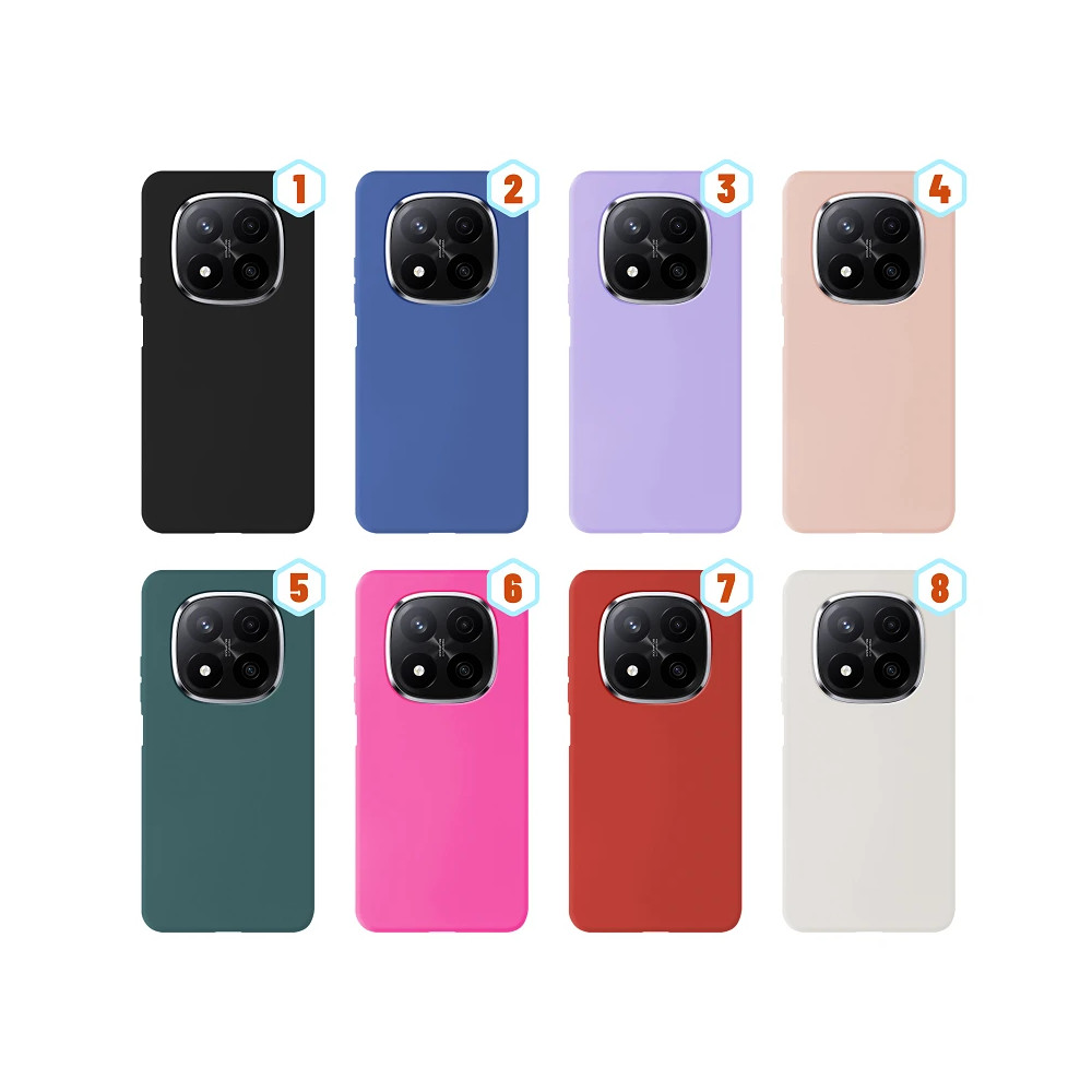 Capa Silicone Líquida Efeito Pele Xiaomi Redmi Note 14 Pro 5g/ Pro Plus disponível - Cinzento