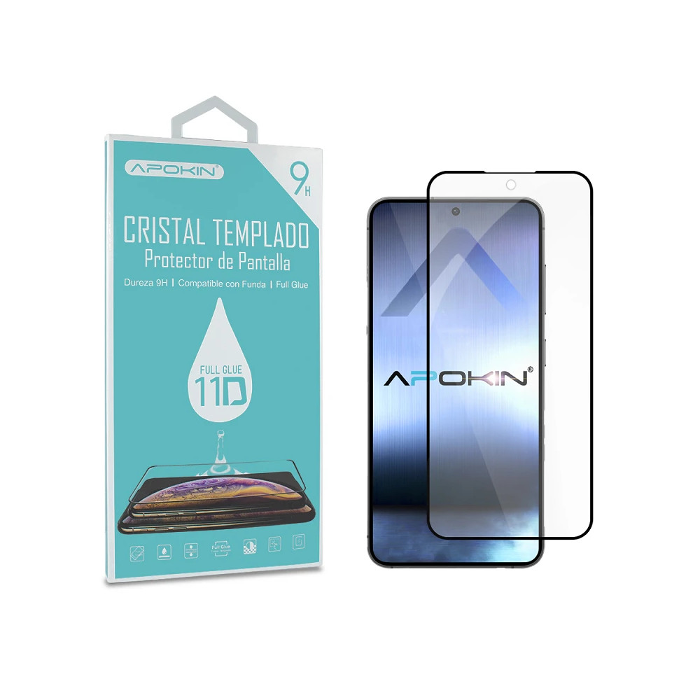 Vidro temperado Full Glue 11D Samsung Galaxy S26 Edge/S26 Plus Protetor de Ecrã Curvo Preto