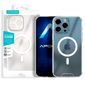 Capa Transparente com Magsafe Clear 3D para iPhone 15 Pro