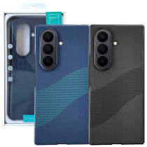 Capa Tapa de Pele com Relevo Apokin Samsung Z Fold 7 - Azul