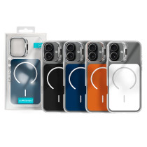 Capa acrílica com Magsafe e suporte para iPhone 17 - Azul