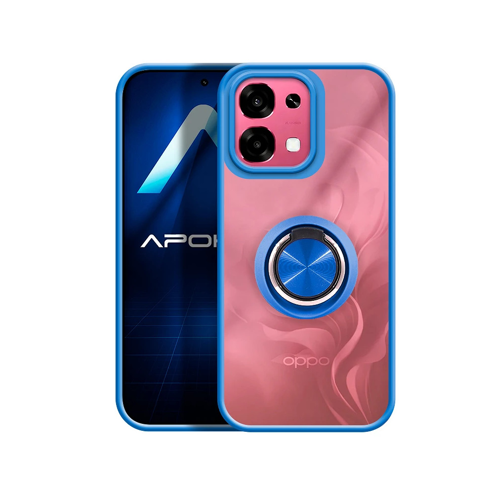 Capa Gel Oppo A6 PRO Iman com suporte Smoked - Azul