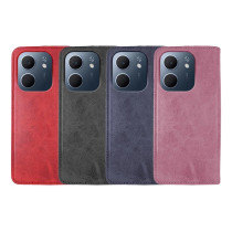 Capa Tapa com Porta-cartões Oppo A6 Pro em Polipele - Preto