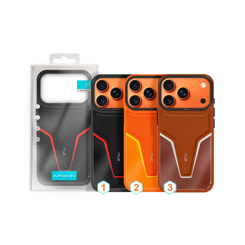 Capa em Pele Caesar iPhone 17 Air - Rosa