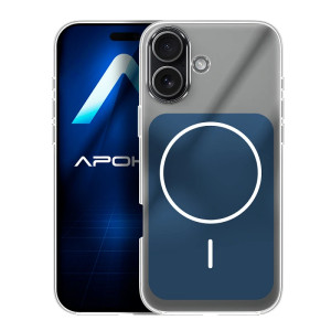 Capa Acrílica Premium com Magsafe para iPhone 16 - Azul