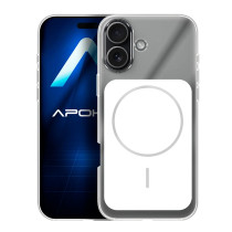 Capa Acrílica Premium com Magsafe para iPhone 16 - Cinzento