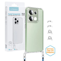 Capa 2em1 ClearStrap Transparente para Xiaomi Redmi 15 4G