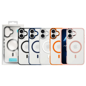 Capa Smoked Terciopelo com Magsafe iPhone 17 - Azul