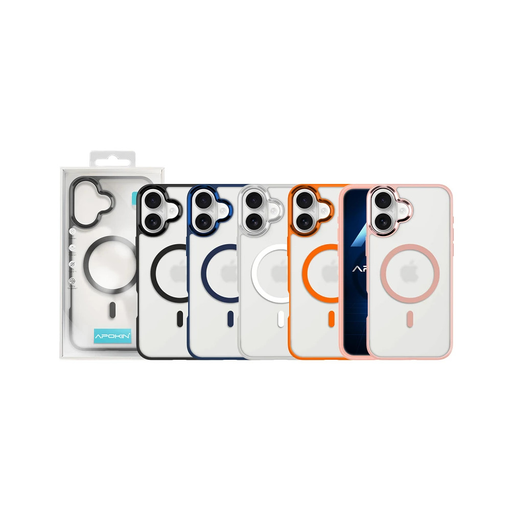 Capa Smoked Terciopelo com Magsafe iPhone 17 - Azul