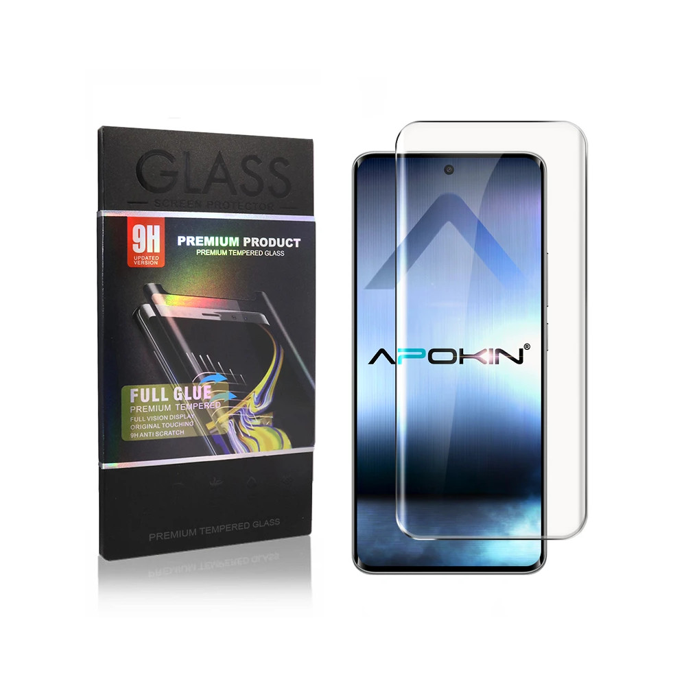 Vidro temperado Curvo Full Glue Xiaomi Redmi Note 15 4G Funciona Huella