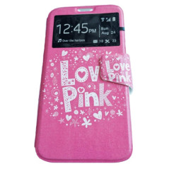 Capa Flip Janela Love Pink L4 2
