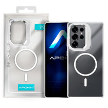 Capa de Acrílico Puro com Magsafe para Samsung S22/S23 Ultra