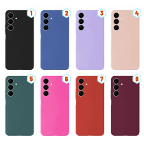 Capa de Silicone Líquida com Efeito Pele para Samsung Galaxy S26 Ultra disponível em - Vermelho.