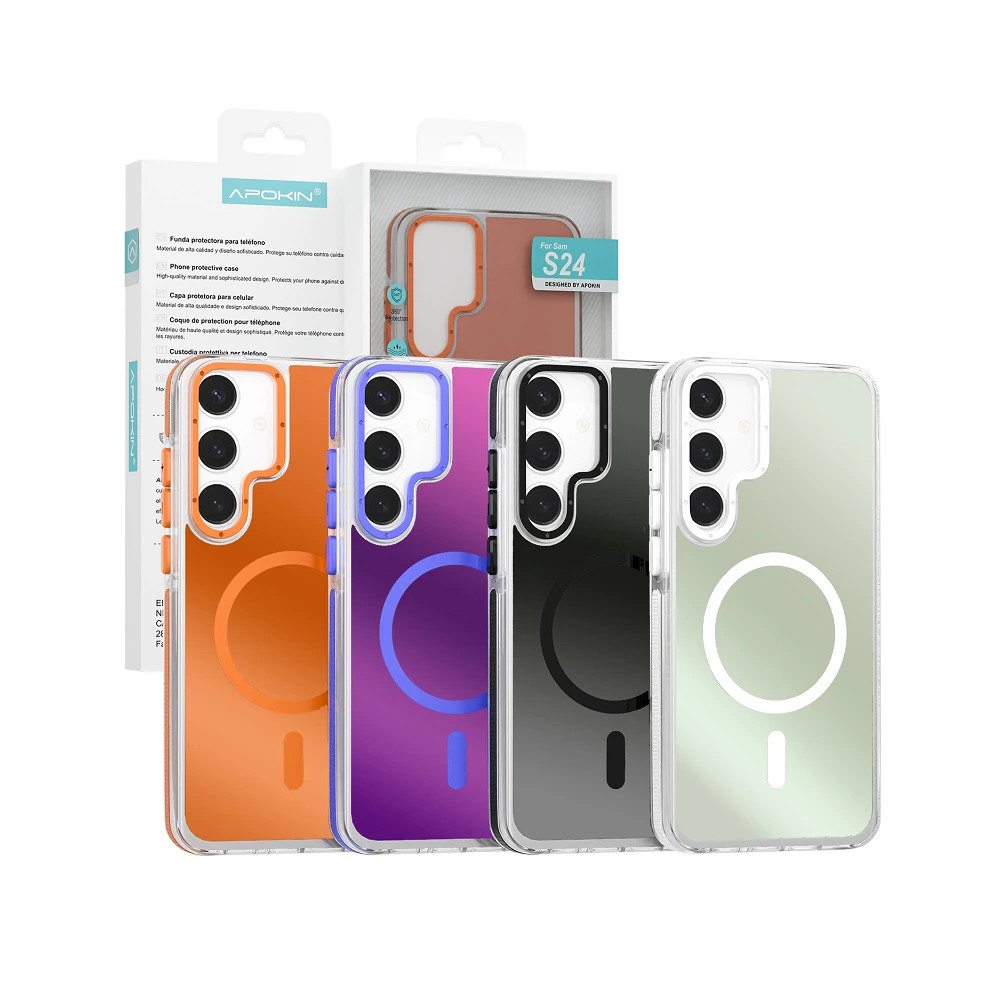 Capa Camaleão Apokin Samsung S26 Ultra Magsafe - Preto