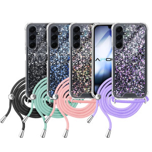 Capa de Gel Transparente com Cordão para Samsung Galaxy S26 Ultra