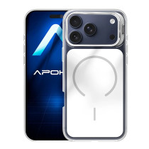 Capa Acrílica com Magsafe e Suporte para iPhone 17 Pro Max - Branco