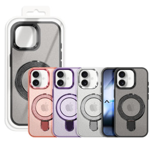 copy of Capa Purpurina Magsafe com Anilla Magsafe iPhone 16e - Roxo