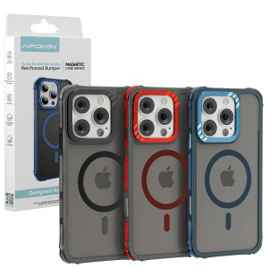 copy of Capa Smoked Magsafe Apokin de Rock iPhone 16e - Preto