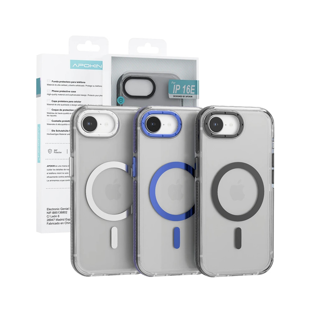 copy of Capa Apokin reforçado com Magsafe iPhone 16E - Preto