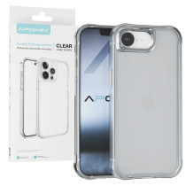 copy of Capa Silicone de silicone iPhone 16e Espessura extra transparente 3.3MM