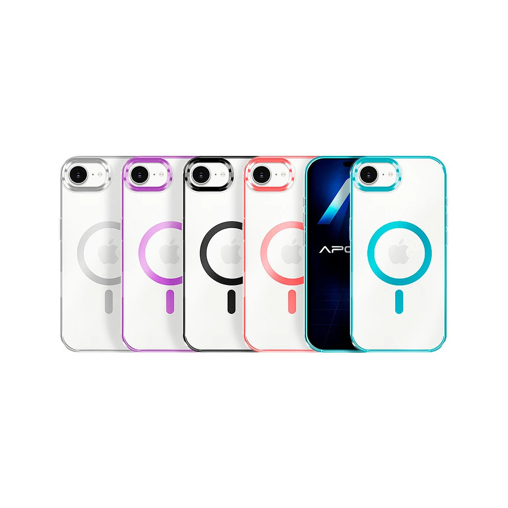 copy of Capa Acrílico Premium Transparente iPhone 16e - Preto