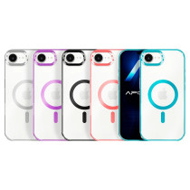 copy of Capa Acrílico Premium Transparente iPhone 16e - Lilás