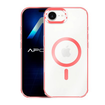 copy of Capa Acrílico Premium Transparente iPhone 16e - Rosa